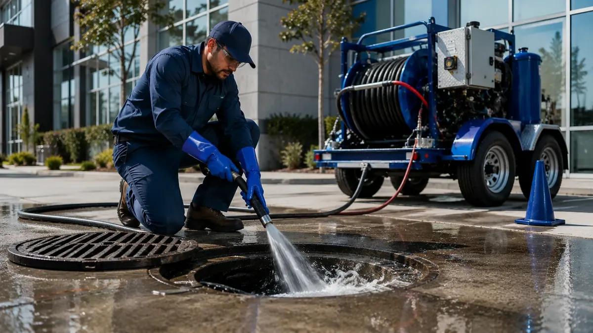 Commercial Hydro Jet Drain Cleaning in Poway